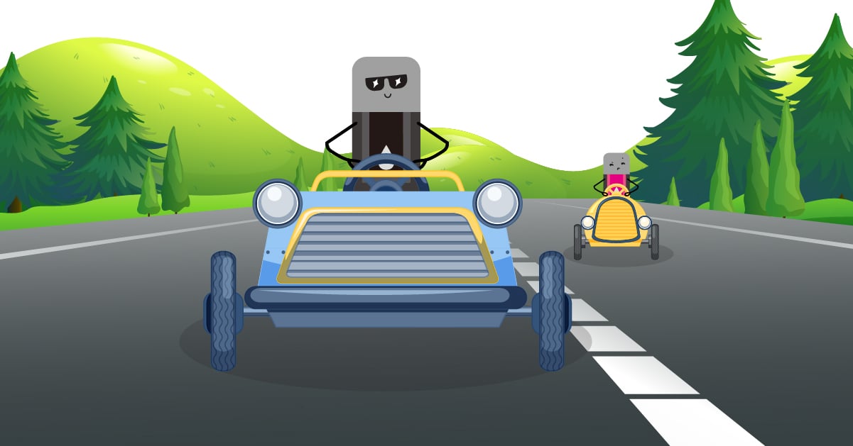 Ink cartridges racing