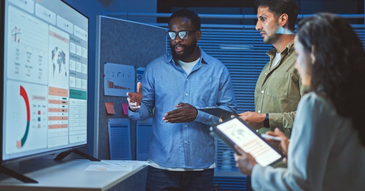 A business IT team plans technology purchases for 2026