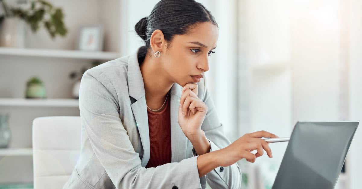 An executive researches a complex IT project