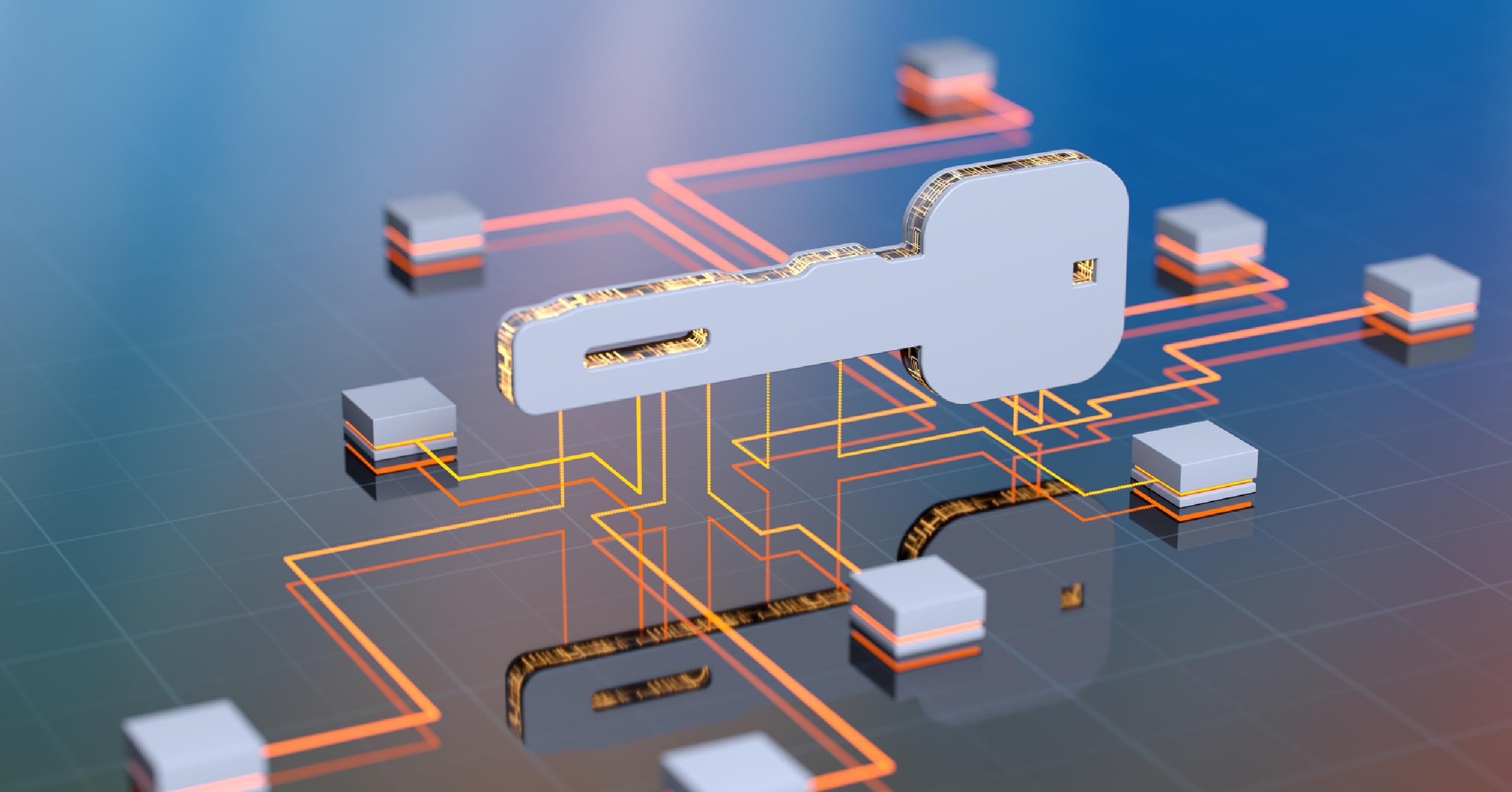 Microsoft Intune depicted as the key to making sure organizations can manage devices and applications remotely, ensuring that security policies are consistently applied regardless of location.