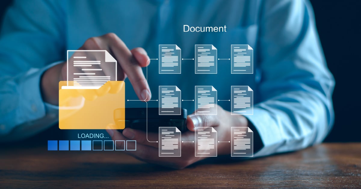 Transforming documents to digital.