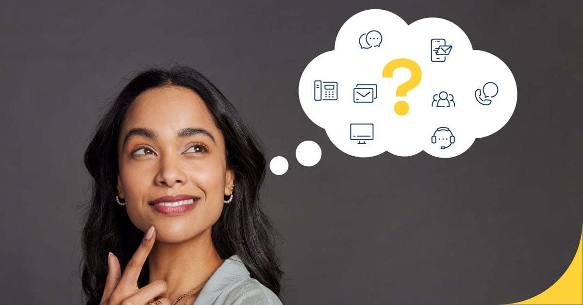 woman thinking about UCaaS