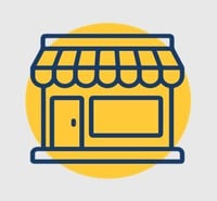 Small business storefront. 