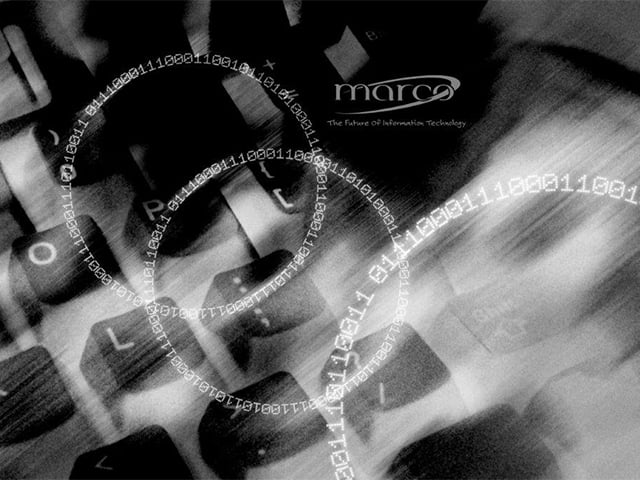 Techie background with a computer keyboard